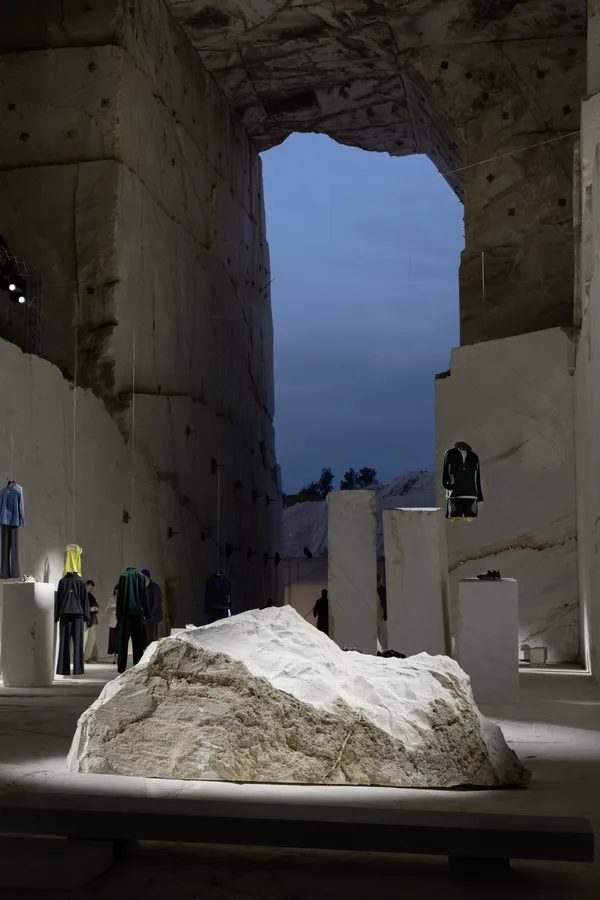 Aimé Leon Dore x New Balance collaboration at Pentelic marble quarry