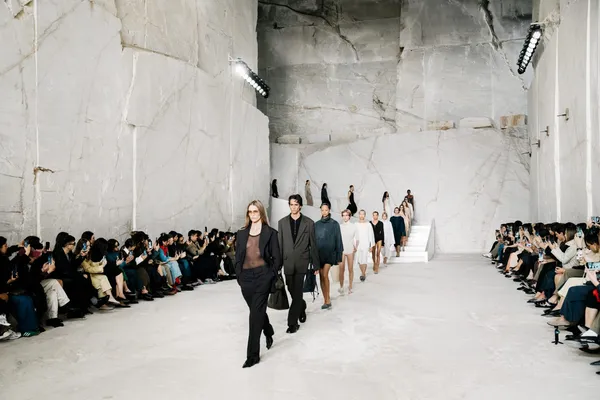 COS Fashion Show by Bureau Betak in marble caves